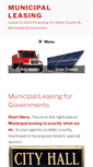 Mobile Screenshot of municipal-leasing.com